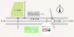 「京阪西三荘スクエア」ＭＡＰ