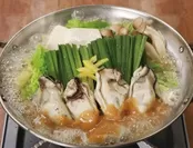 牡蛎とニラの濃厚味噌鍋