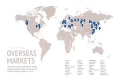 13カ国40都市以上の展開国