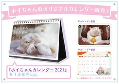 ホイちゃん 2021年版限定のオリジナル卓上カレンダーが新登場！