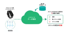 ストレス見える化判定処理イメージ