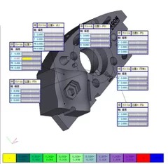 3D PDFのレポート画面