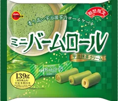 139gミニバームロール宇治抹茶クリーム