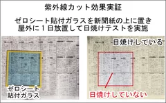 紫外線から床面の日焼けを防ぎます。