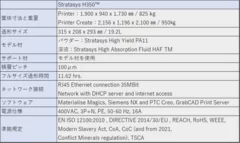 Stratasys H350(TM) spec