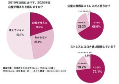 白髪に関するアンケート結果