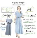 Aquagarage フレンチスリーブワンピース グラフィックレコード