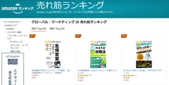 グローバルマーケティングの売れ筋ランキング