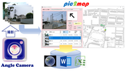 Angle Camera＋pic2map 概要図