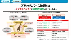 ブラックリバースペプチド1とその作用　講演スライド