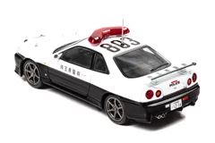 RAI'S 1/43 日産 スカイライン GT-R (BNR34) 2000 埼玉県警察高速道路交通警察隊車両(803)：左後