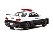 RAI'S 1/43 日産 スカイライン GT-R (BNR34) 2000 埼玉県警察高速道路交通警察隊車両(803)：右後