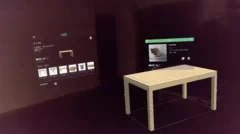 AR／MR上で3Dのガーデンファニチャーを現実空間に設置