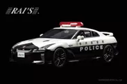 RAI'S 1/18 日産 GT-R (R35) 2018 栃木県警察高速道路交通警察隊車両　黒背景