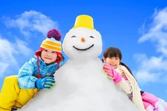 雪遊びデビューにぴったりの「雪あそび広場」