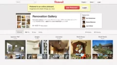 pinterestページ