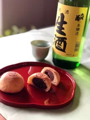 福よか饅頭 鶴と龍