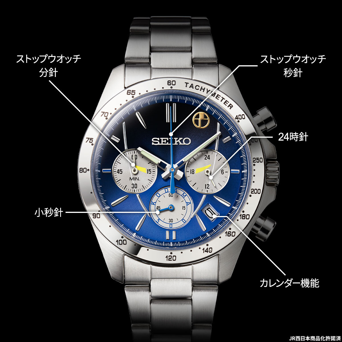 ジェイアール500系　新幹線　25周年記念　限定モデル　時計　SEIKO