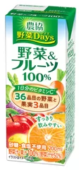 「農協 野菜Days 野菜＆フルーツ100%」(200ml)