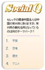 「ソーシャルクイズ」ガジェット見本