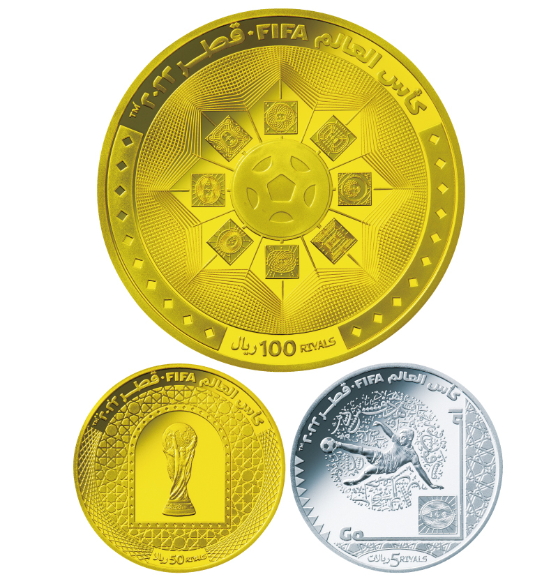 分類銀貨FIFA ワールドカップ　カタール　2022  公式記念コイン