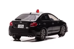 1/43 スバル WRX S4 2.0GT Eye Sight (VAG) 2018 青森県警察交通部交通機動隊車両(覆面 黒)：右後