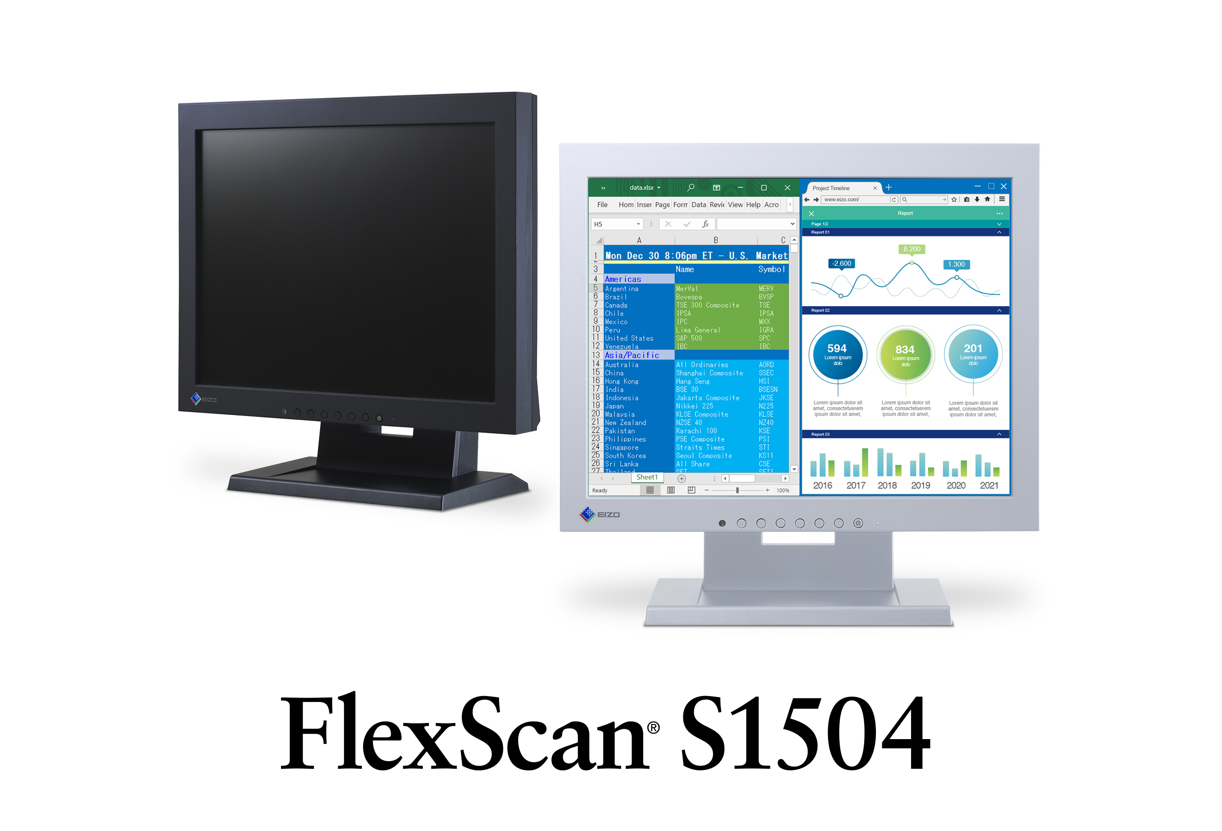 EIZO FlexScan S1934-TGY （19.0型モニター/1280×1024/スクエアモデル