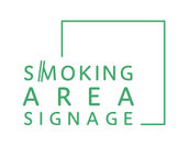 SMOKING AREA SIGNAGE ロゴ