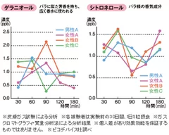 香気成分の測定結果