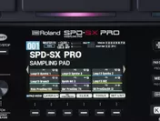 『SPD-SX PRO』の大型液晶カラー・ディスプレイ