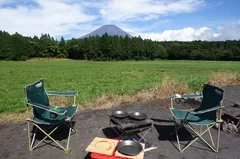 アウトドアでプレートが大活躍