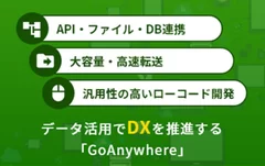 GoAnywhere　3つの特長