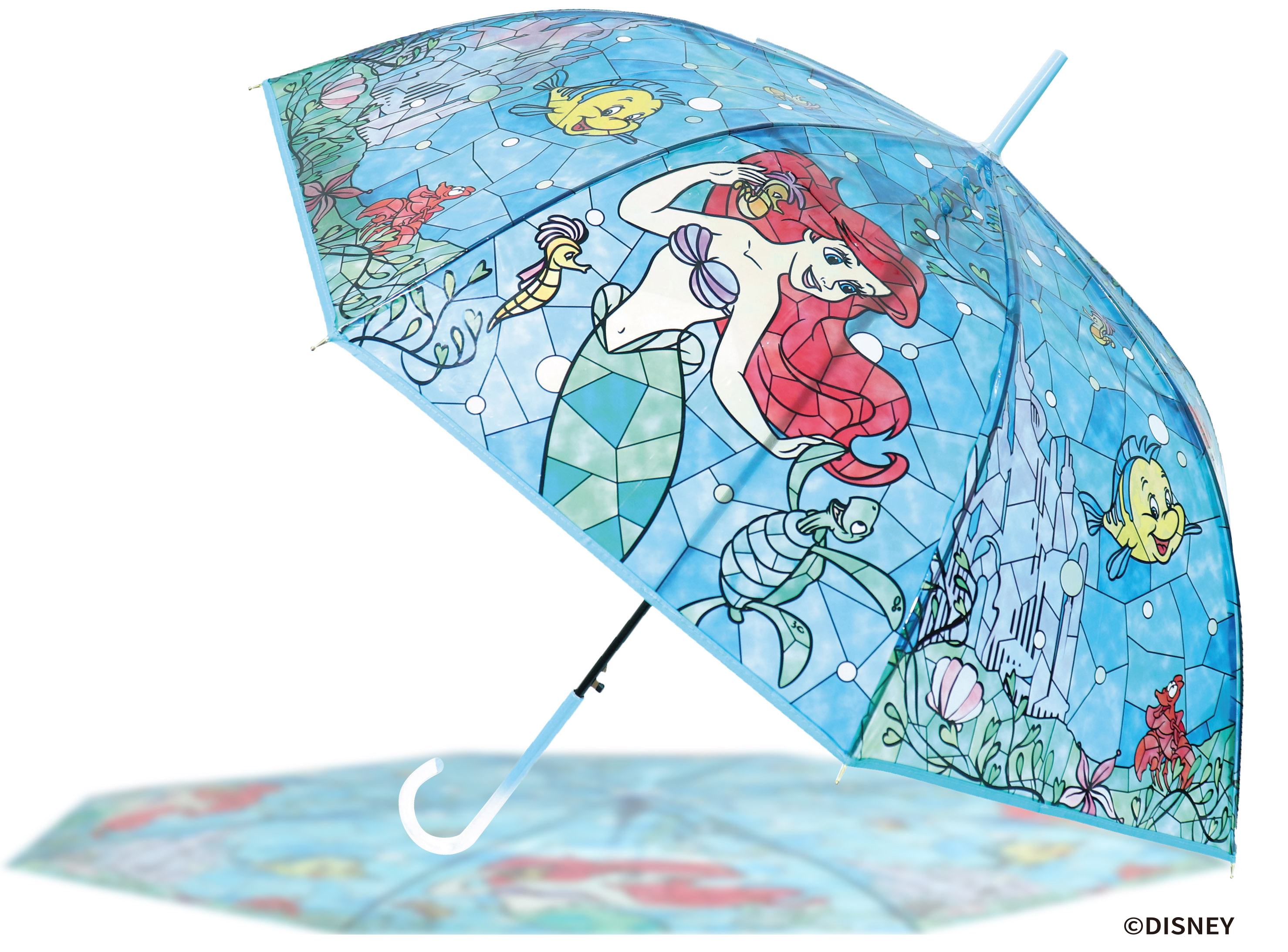 ステンドグラス風の傘に アリス と アリエル の2種が登場 11月11日より販売開始 株式会社サントスのプレスリリース