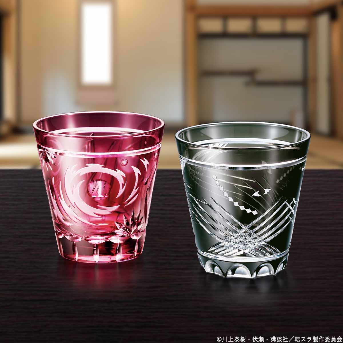 店名転生したらスライムだった件 リムル 江戸切子 グラス 限定300個 ガラス コップ 20220207 工芸ガラス