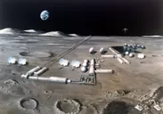 月面基地想像図