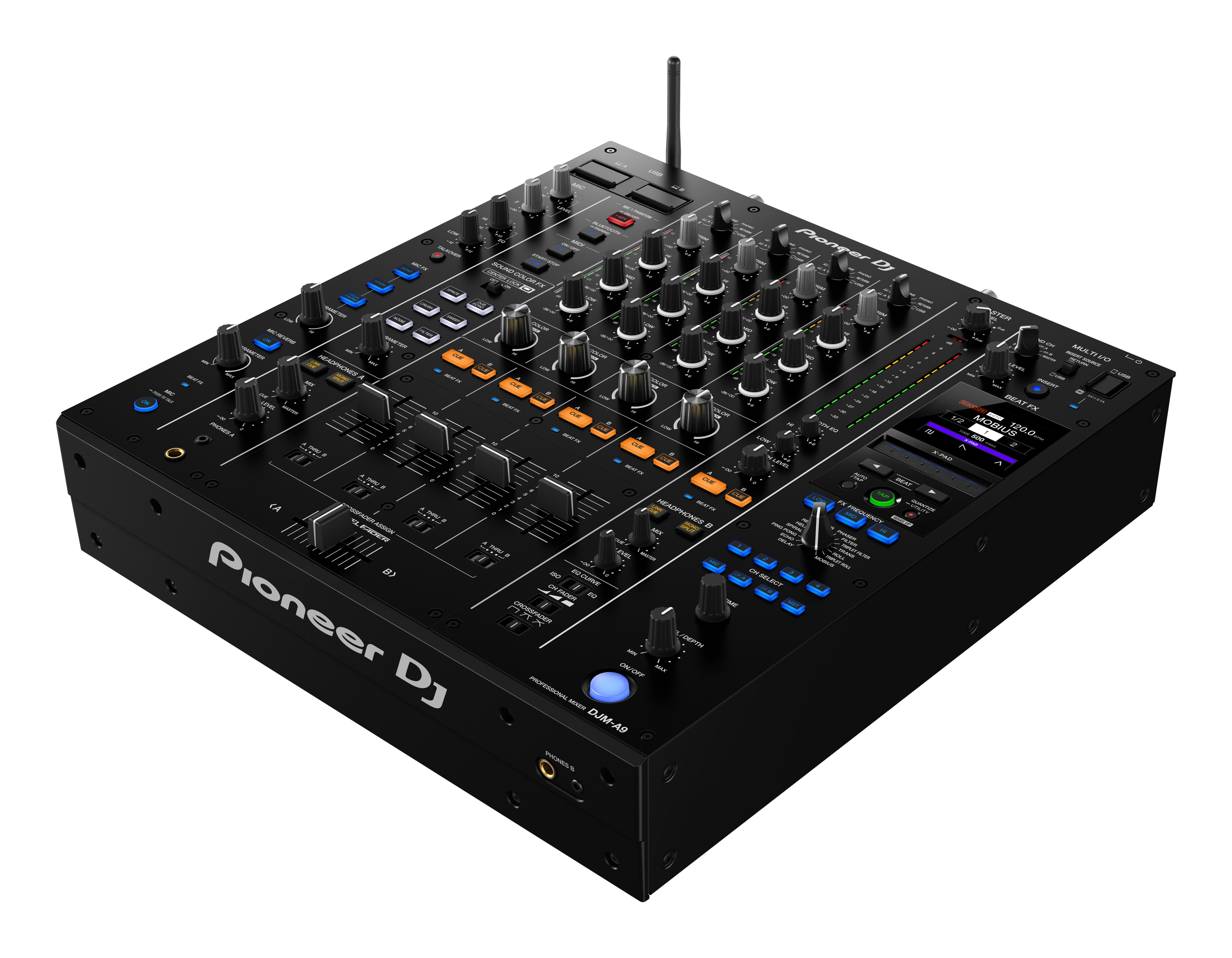 業界スタンダードの基準を引き上げる次世代プロフェッショナルDJミキサー「DJM-A9」が登場  あらゆる要素をアップデートし、圧倒的にクリアかつ明瞭で引き締まった 音質、進化した演奏性と多様なデバイスとの接続を実現｜AlphaTheta株式会社のプレスリリース