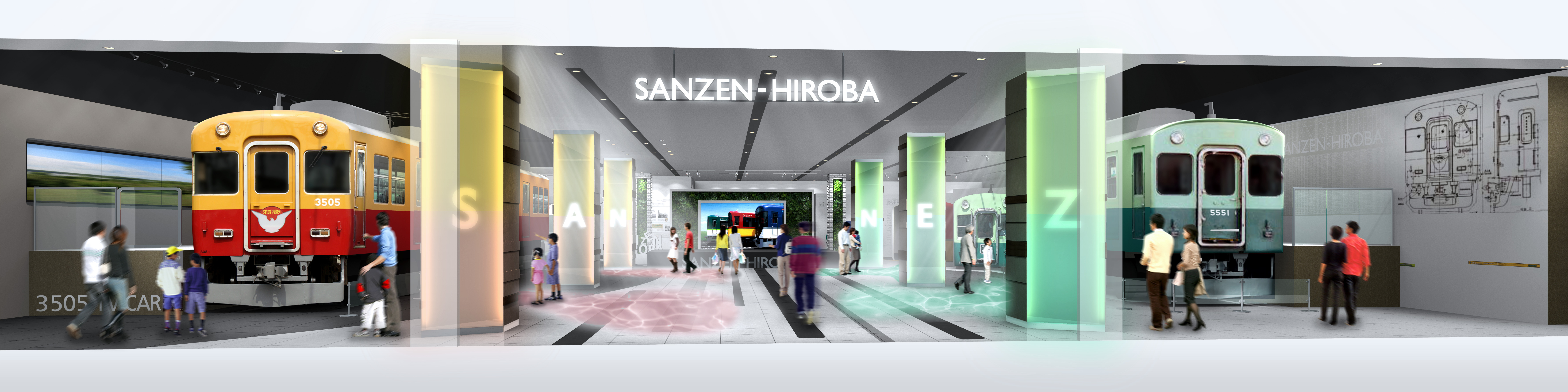 車両展示が加わり「SANZEN-HIROBA」が4月21日(金)にリニューアル 