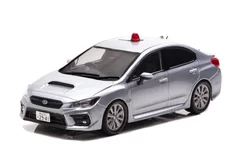 1/43 スバル WRX S4 2.0GT Eye Sight (VAG) 2019 埼玉県警察高速道路交通警察隊車両 (覆面 銀)：左前