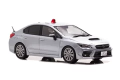 1/43 スバル WRX S4 2.0GT Eye Sight (VAG) 2019 埼玉県警察高速道路交通警察隊車両 (覆面 銀)：右前