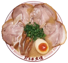 群馬豚骨らーめん だるま大使 肉増し　1,200円(税込)