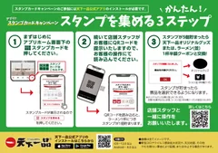 スタンプを集める簡単3ステップ