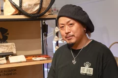 自称「顔だけ犯罪者」を名乗る店長の石井さん。見た目に反して非常にシャイで繊細、その反面垢ぬけた発想力と誠実な行動力で独創的な製品を作り出す。