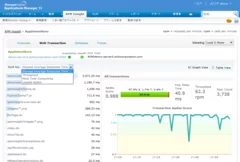 APM Insight トランザクション監視画面