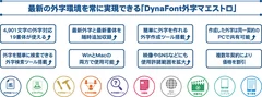 DynaFont外字マエストロ 特長