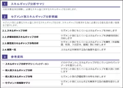 アウトプットイメージ「分析項目」