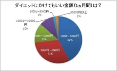 ダイエットにかける費用