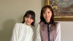 右から山本玲奈役　吉田有希、宇佐美由佳役　大熊杏優