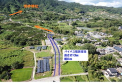 バイパス道路建設地