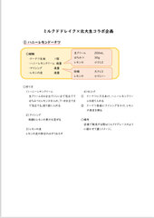 開発当時の学生が考えたレシピ