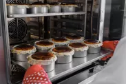 熟成バスクチーズケーキの生産工程